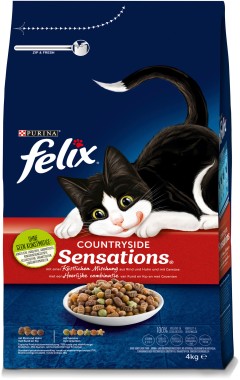 Felix Countryside Sensation mit Rind, Huhn und Gemüse, 4,0Kg, 12461355